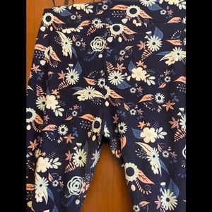 LuLaRoe Flower Print leggings